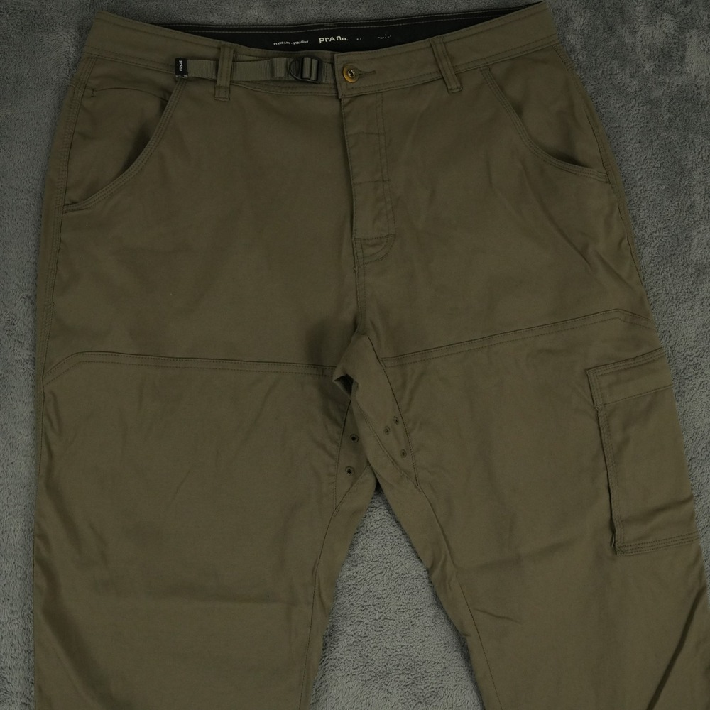 prAna Zion Cargo Pants Mens 37x29 Brown Stretch Hiking Outdoor Standard Straight